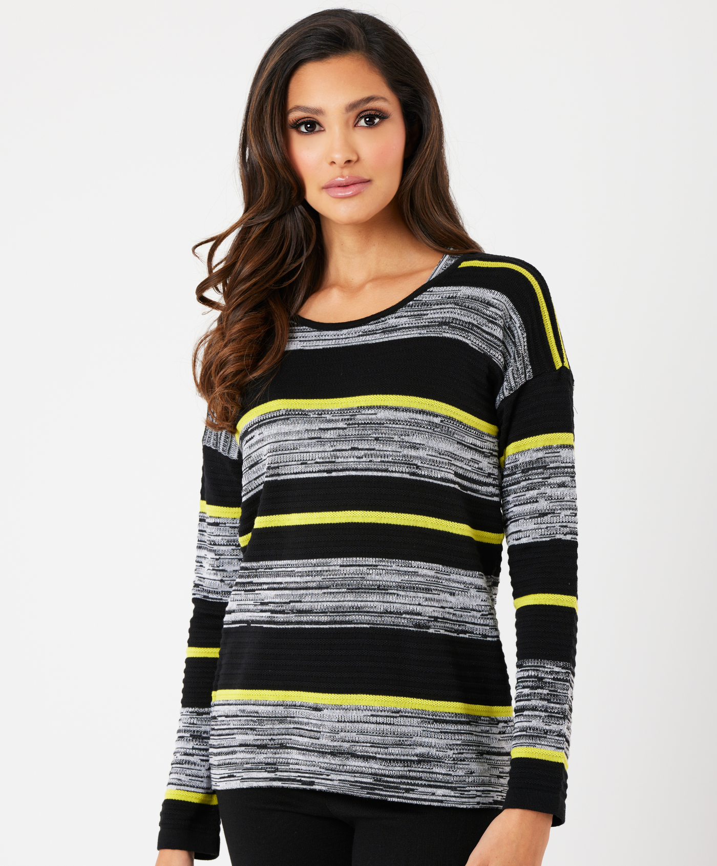 Stripe Two Tone Top