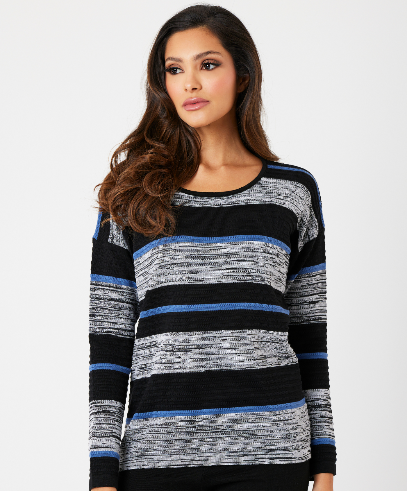 Stripe Two Tone Top