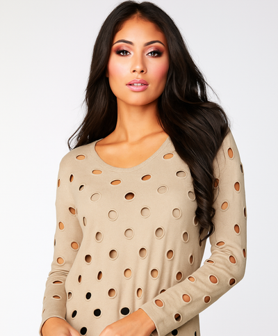 Scoop Hole Sweater